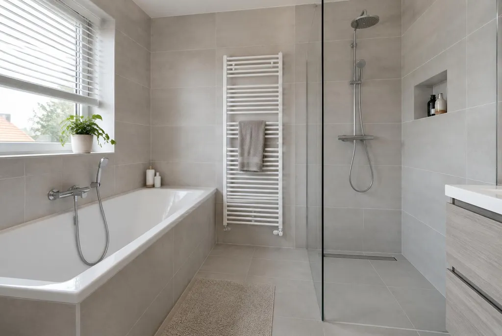Kitbedrijf Heino – bathroom with neatly finished sealant